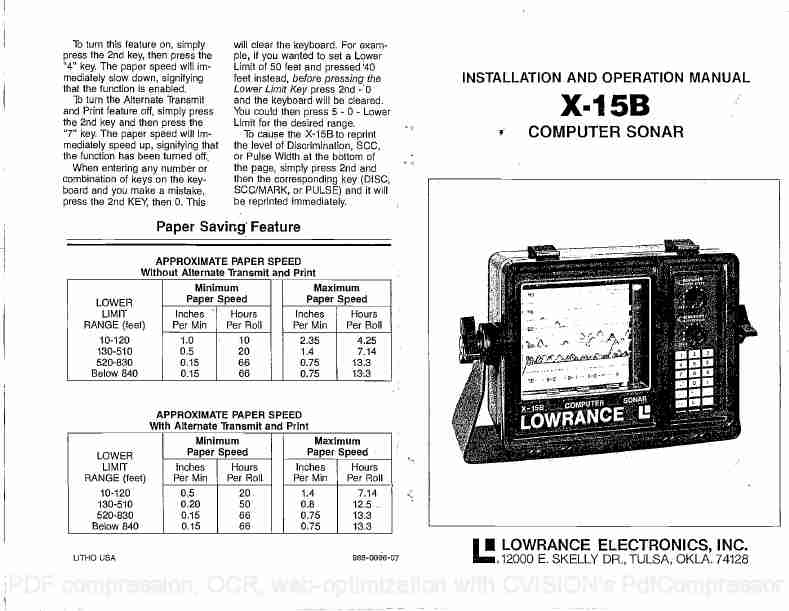 Lowrance electronic SONAR X-15B-page_pdf